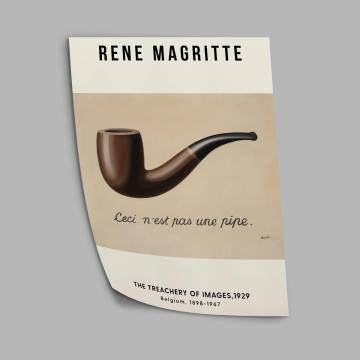 Αφίσα Έκθεσης The treachery of images, Magritte R, αφίσα, κάδρο 2