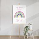 Canvas printwelcome to my baptism , Love colors I