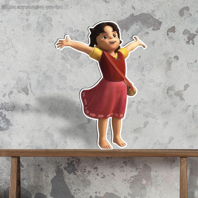 Wooden printed figureHeidi