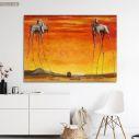 Canvas print Elephants reart (original by S. Dali), reproduction