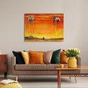 Canvas print Elephants reart (original by S. Dali), reproduction
