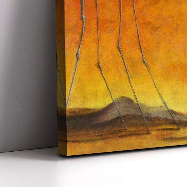 Canvas print Elephants reart (original by S. Dali), reproduction