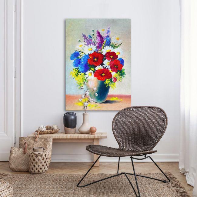 Πίνακας σε καμβά Still life, a bouquet of flowers II