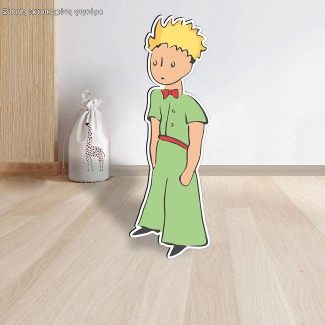 Petit princeξύλινη φιγούρα εκτυπωμένη μικρόςπρίγκιπας art 2