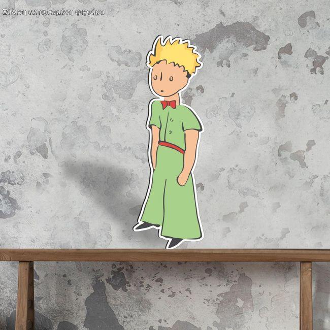 Petit princewooden figure printed littleprince art 2