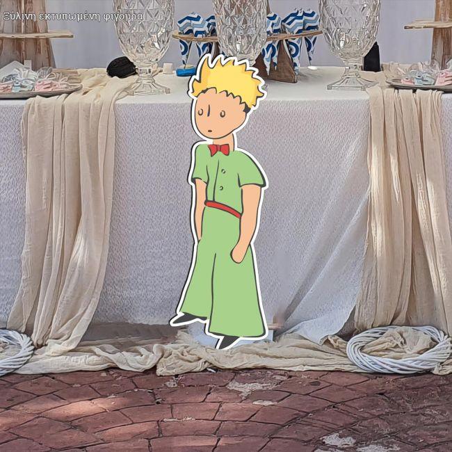 Petit princewooden figure printed littleprince art 2