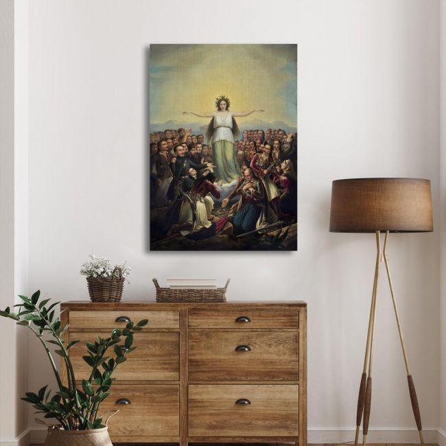 Canvas print Homeland is everything,Vrizakis