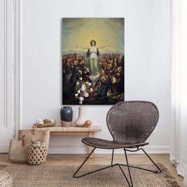 Canvas print Homeland is everything,Vrizakis