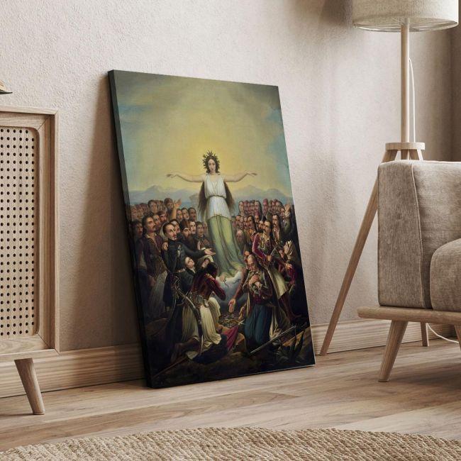 Canvas print Homeland is everything,Vrizakis
