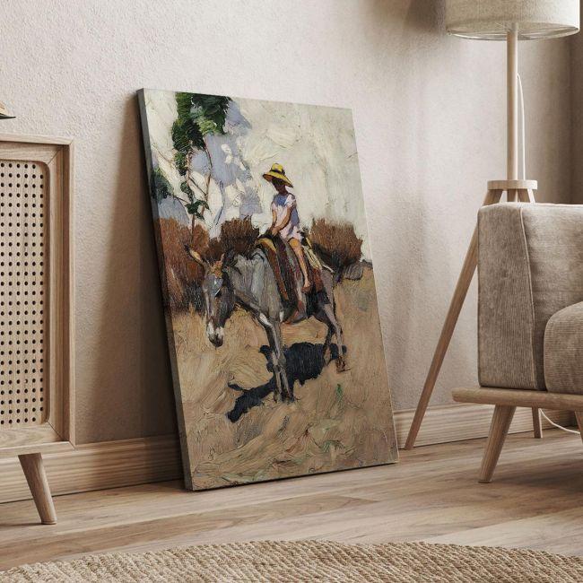 Canvas print The donkey Litras