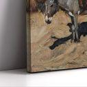Canvas print The donkey Litras