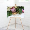 Canvas print Wedding welcome, Flowers II