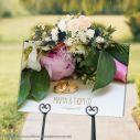 Canvas print Wedding welcome, Flowers II