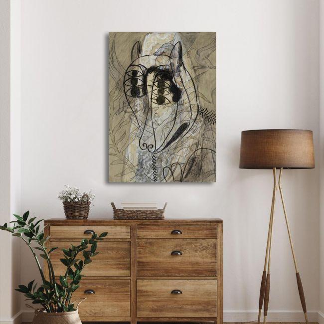 Πίνακας ζωγραφικής Woman and lamb of the apocalypse, Picabia F.