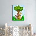 Kids canvas print Happy friends