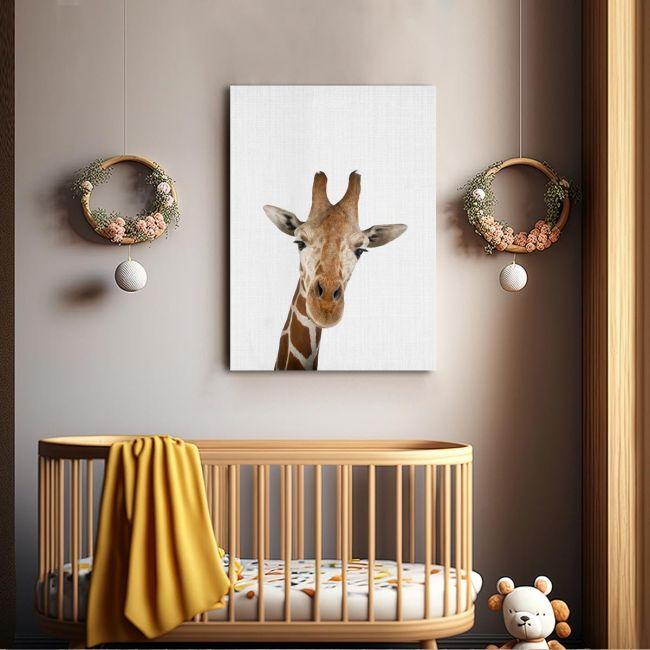 Kids canvas print Giraffe