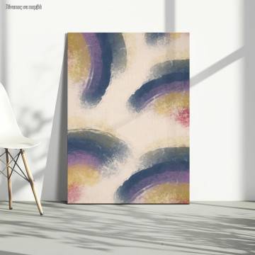 Canvas print Abstract color composition