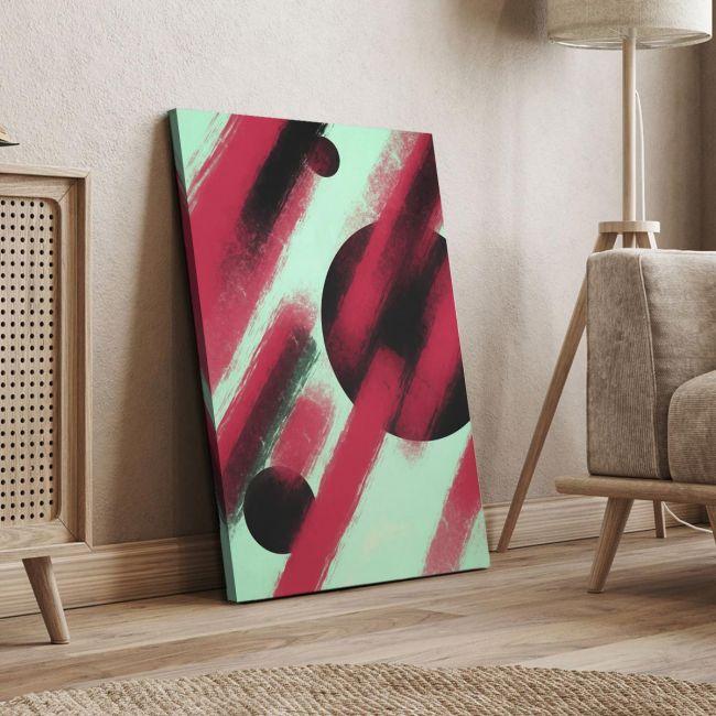 Πίνακας σε καμβά Abstract color composition I