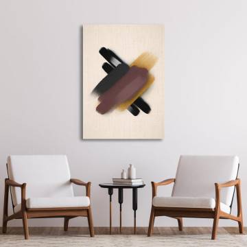 Πίνακας σε καμβά Abstract color composition IV Καμβάς τελαρωμένος Όψη 1 2