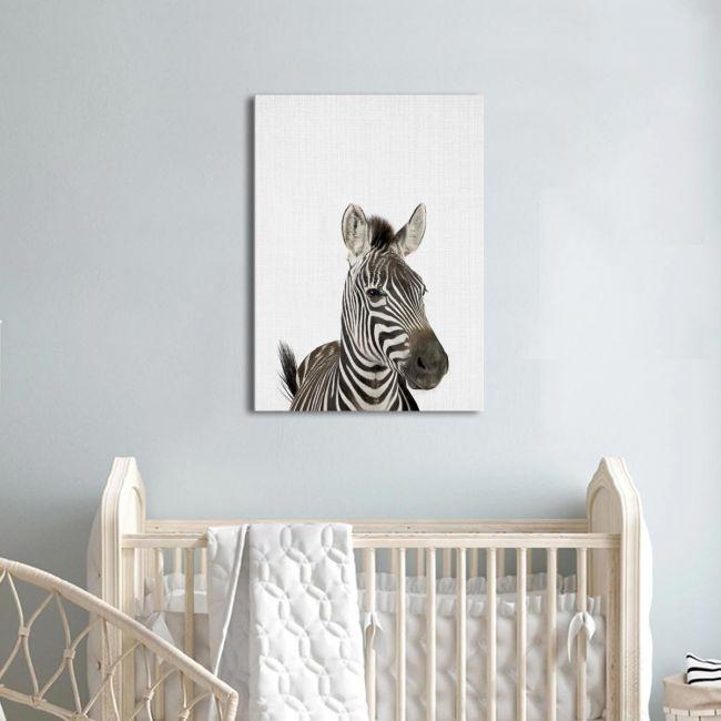 Kids canvas print Zebra