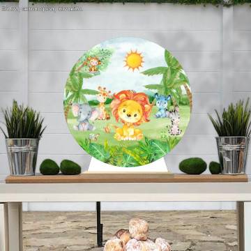 Ξύλινη πινακίδα, African friends