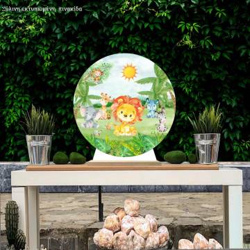 Ξύλινη πινακίδα, African friends 2