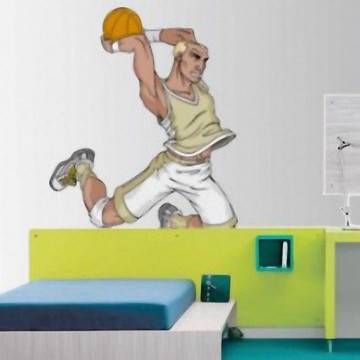 Wall sticker Basket dunk style 1