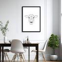 Geometric animals Buffalo, Poster