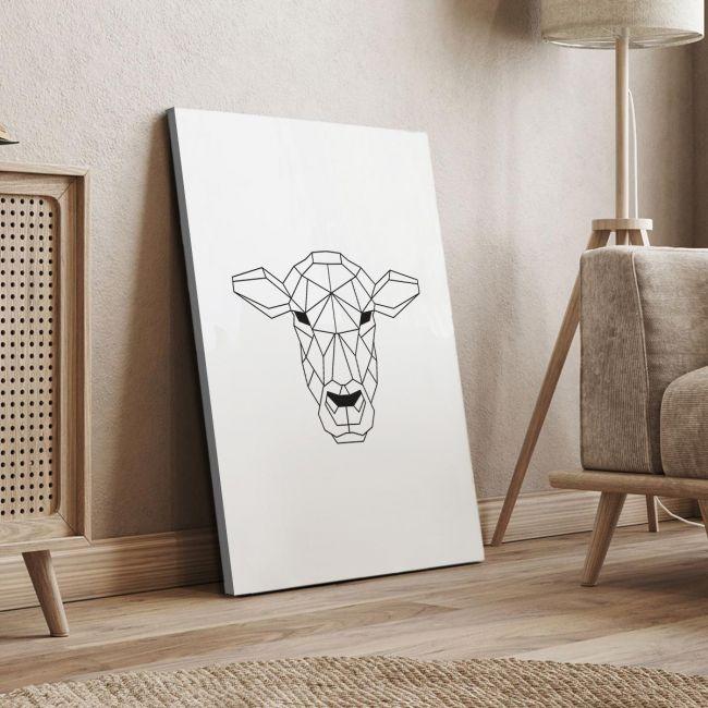 Geometric animals Buffalo, Poster