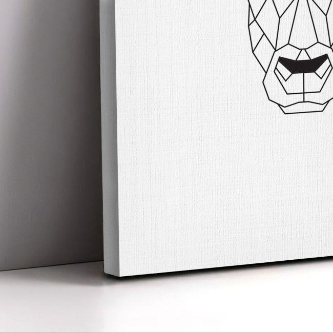 Geometric animals Buffalo, Poster