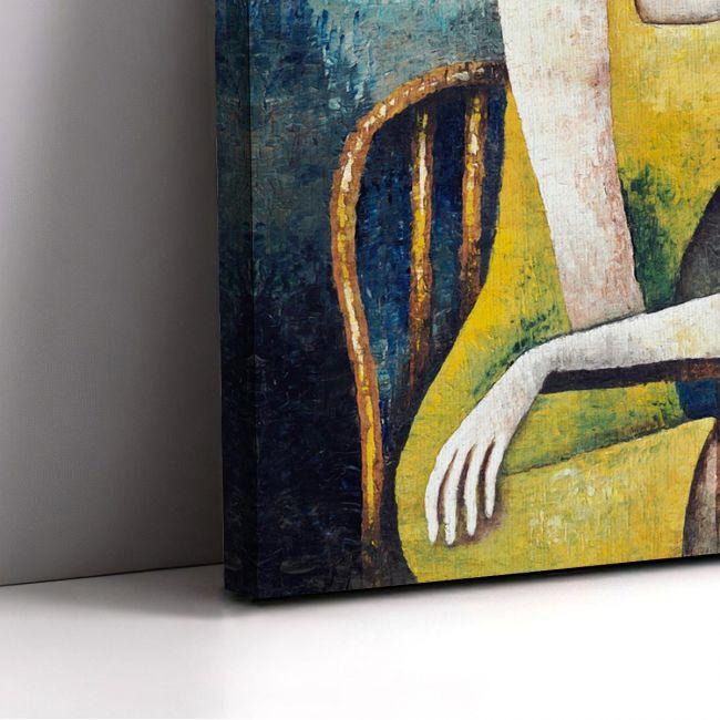 Canvas print Lady in cafe II