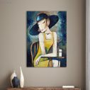 Canvas print Lady in cafe II