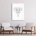 Geometric animals Elephant, αφίσα, κάδρο 
