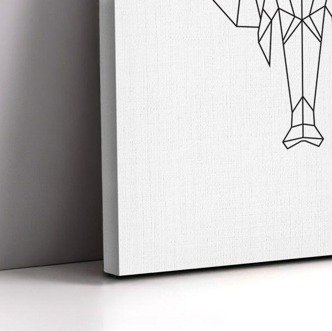 Geometric animals Elephant, αφίσα, κάδρο 