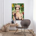 Πίνακας σε καμβά Frida collage