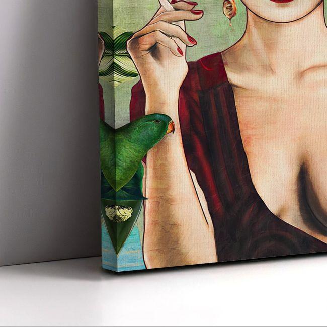 Πίνακας σε καμβά Frida collage