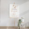 Canvas print Wedding Welcome New beginning Pampas grass