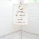 Canvas print Wedding Welcome New beginning Pampas grass