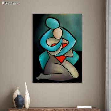 Canvas print Abstract lovers