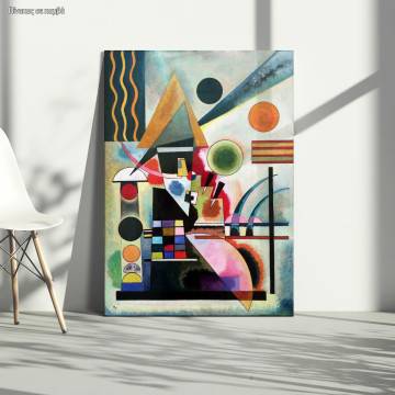 Canvas print Swinging, Kandinsky W.