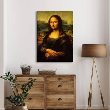 Canvas print Mona Lisa Leonardo da Vinci Framed canvas View 1 2