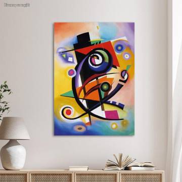 Canvas print Tribute to Kandinsky I