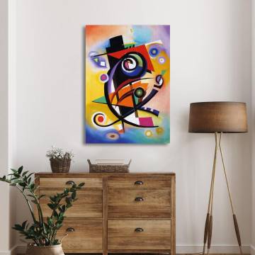 Canvas print Tribute to Kandinsky I Framed canvas View 1 2