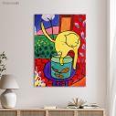 Canvas print The cat, Matisse H.