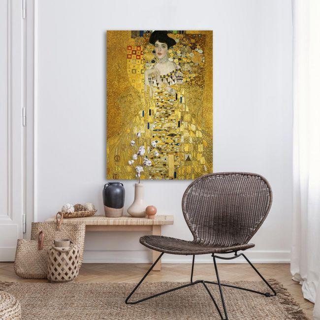 Canvas print Portrait of Adele Bloch-Bauer I, Klimt Gustav