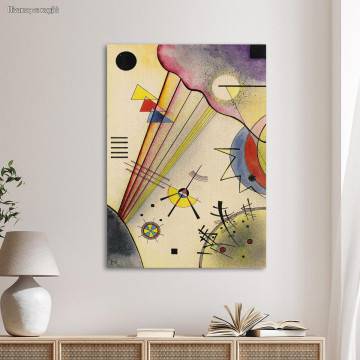 Πίνακας ζωγραφικής Distinct connection, Kandinsky W.