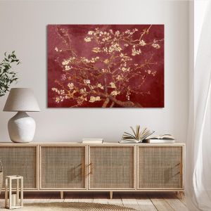Canvas print Blossoming almond tree (red) Vincent van Gogh Framed canvas View 1 2
