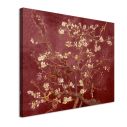 Canvas print Blossoming almond tree (red), Vincent van Gogh
