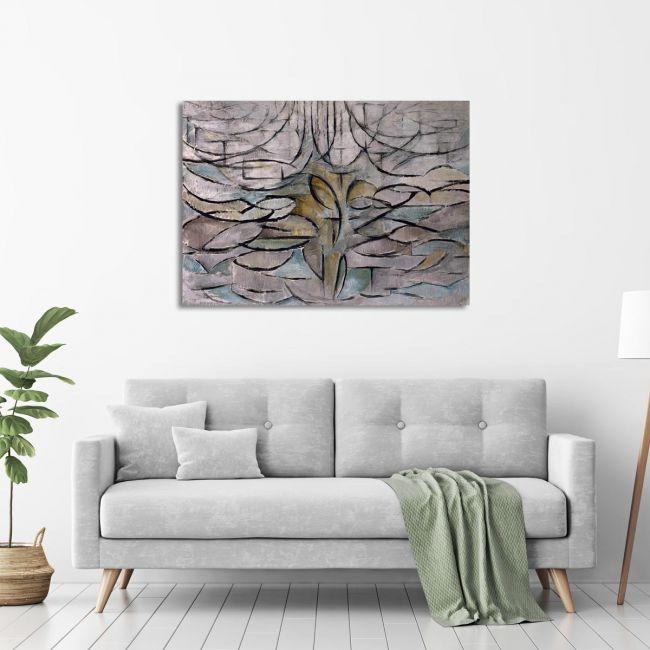 Canvas print Blossoming apple tree, Mondrian Piet
