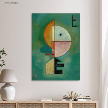 Canvas print Upward geometric shapes, Kandinsky